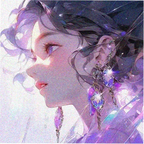 雨天窗台短发侧脸动漫头像女生